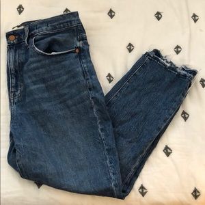 Madewell High Rise Crop Boyjean